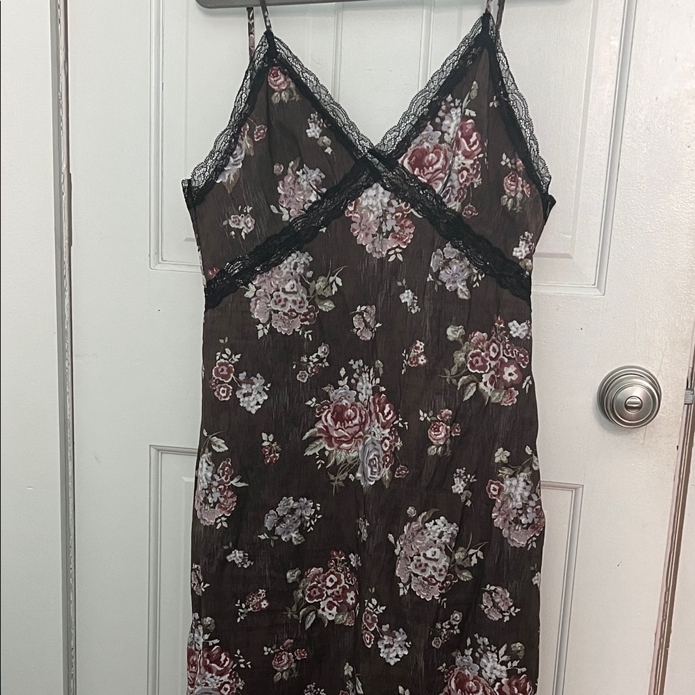 Brock x H&M Floral Lace Slip On Dress